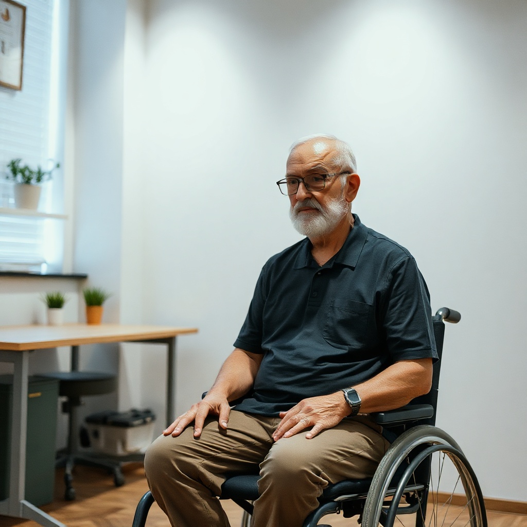 Fizjoterapeuta i pacjent wykonujący ćwiczenia na macie