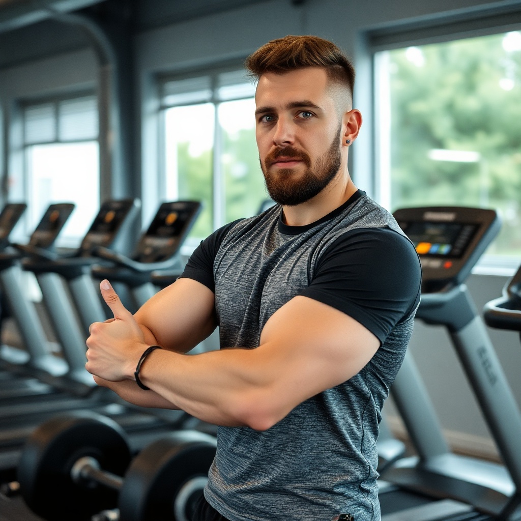 Instruktorka fitness uśmiechnięta w sali treningowej